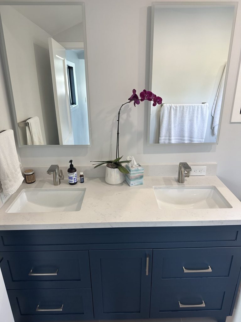 San Mateo bathroom remodel after photos